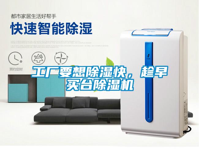 工廠要想除濕快，趁早買臺除濕機