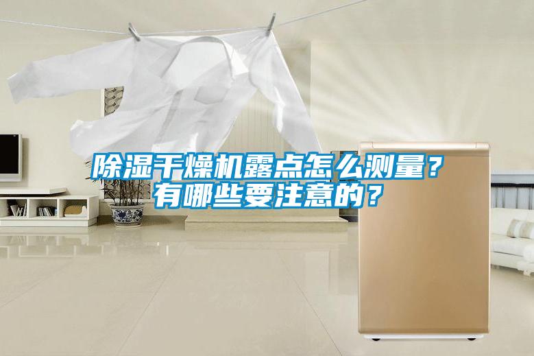 除濕干燥機(jī)露點(diǎn)怎么測量？有哪些要注意的？