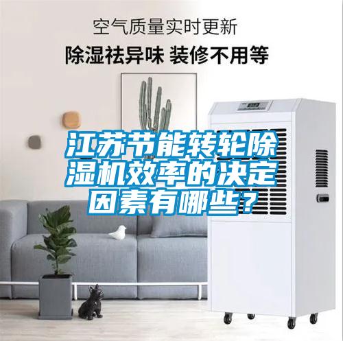 江蘇節(jié)能轉(zhuǎn)輪除濕機(jī)效率的決定因素有哪些？