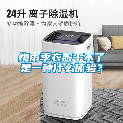 梅雨季衣服干不了是一種什么體驗？