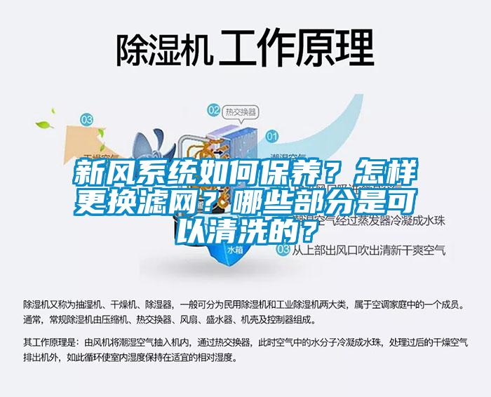 新風系統(tǒng)如何保養(yǎng)？怎樣更換濾網(wǎng)？哪些部分是可以清洗的？