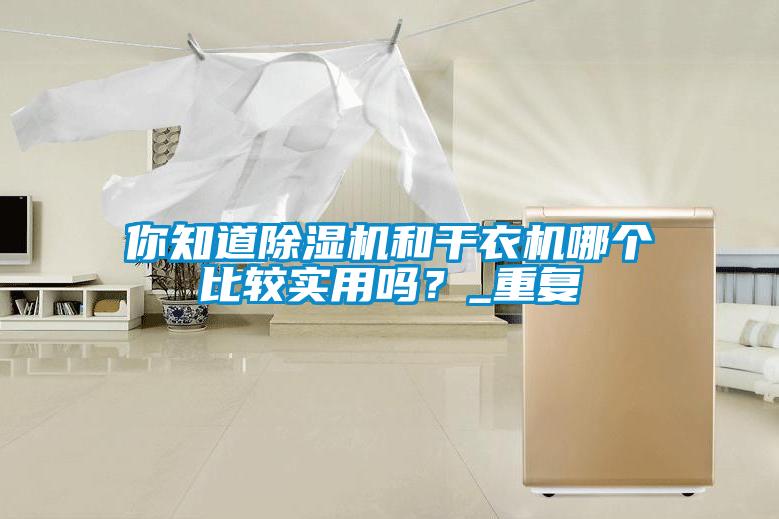 你知道除濕機和干衣機哪個比較實用嗎？_重復(fù)