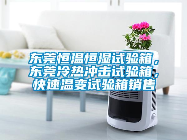東莞恒溫恒濕試驗箱，東莞冷熱沖擊試驗箱，快速溫變試驗箱銷售