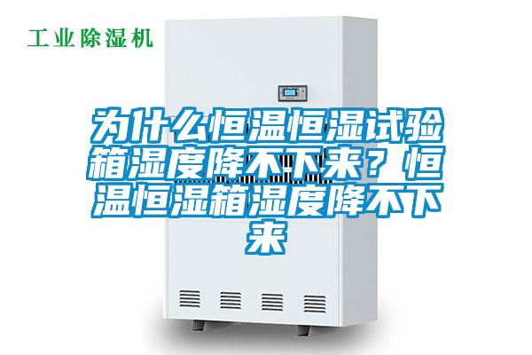 為什么恒溫恒濕試驗(yàn)箱濕度降不下來？恒溫恒濕箱濕度降不下來