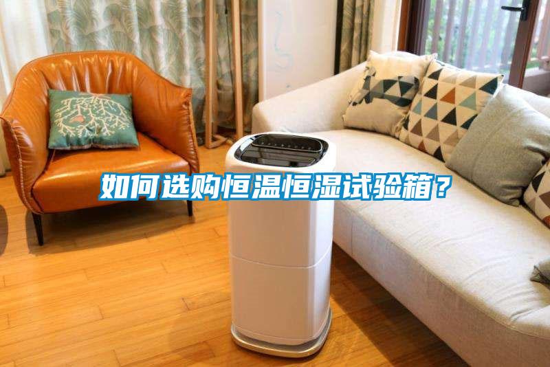 如何選購恒溫恒濕試驗箱？