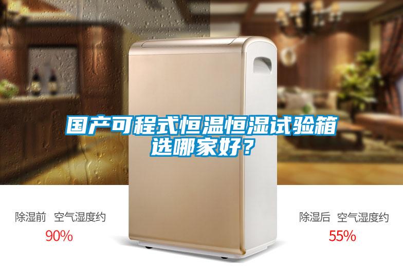 國產可程式恒溫恒濕試驗箱選哪家好？