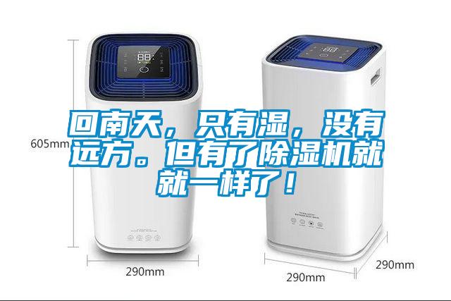 回南天，只有濕，沒有遠方。但有了除濕機就就一樣了！