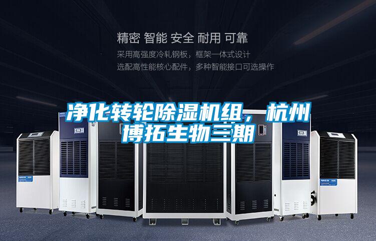 凈化轉(zhuǎn)輪除濕機組，杭州博拓生物三期