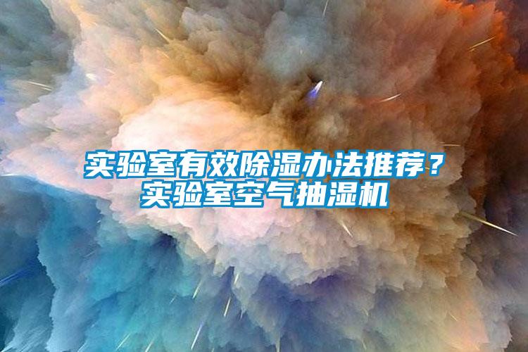 實驗室有效除濕辦法推薦？實驗室空氣抽濕機