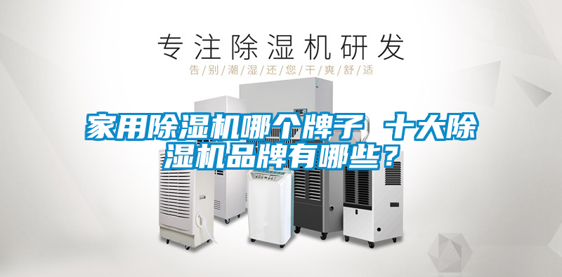 家用除濕機哪個牌子 十大除濕機品牌有哪些？