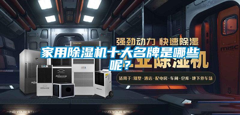 家用除濕機十大名牌是哪些呢？