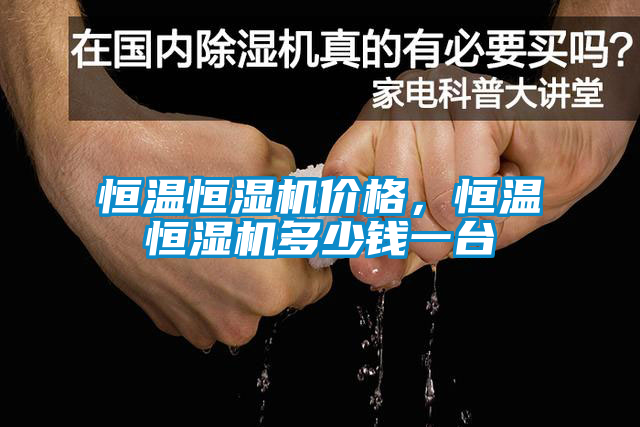 恒溫恒濕機價格，恒溫恒濕機多少錢一臺