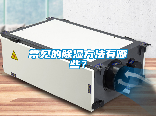 常見的除濕方法有哪些？