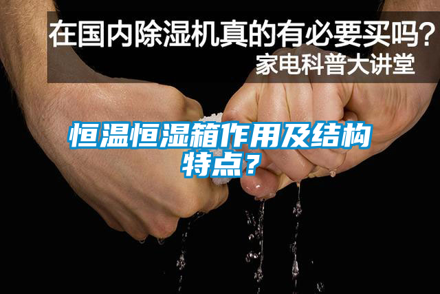 恒溫恒濕箱作用及結構特點？