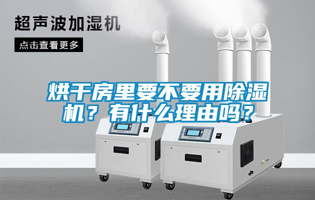 烘干房里要不要用除濕機？有什么理由嗎？