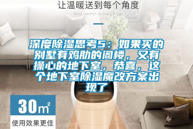 深度除濕思考5：如果買的別墅有雞肋的閣樓，又有操心的地下室，恭喜，這個地下室除濕魔改方案出現(xiàn)了