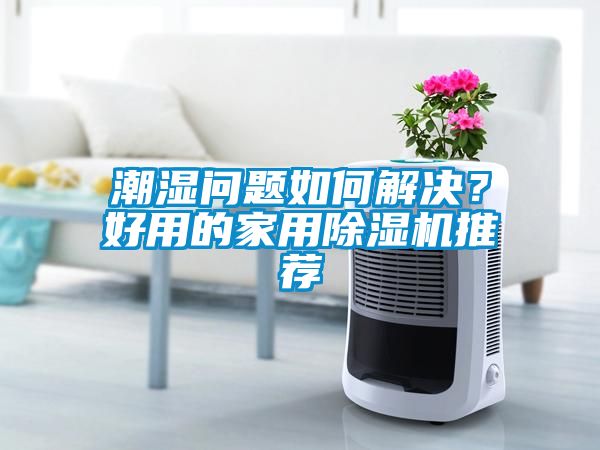 潮濕問題如何解決？好用的家用除濕機推薦
