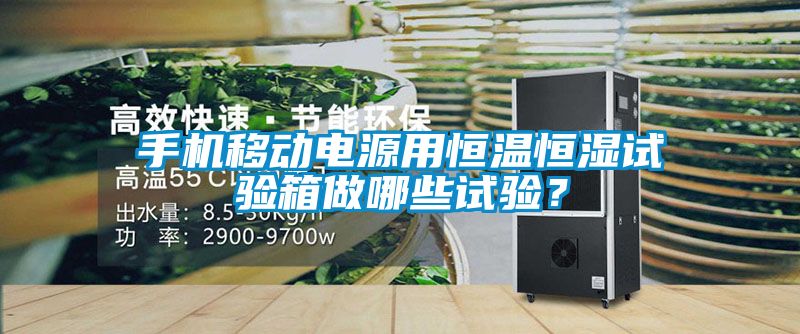 手機(jī)移動電源用恒溫恒濕試驗(yàn)箱做哪些試驗(yàn)？