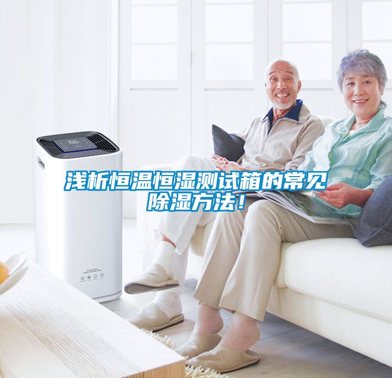 淺析恒溫恒濕測試箱的常見除濕方法！