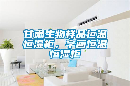 甘肅生物樣品恒溫恒濕柜，字畫恒溫恒濕柜