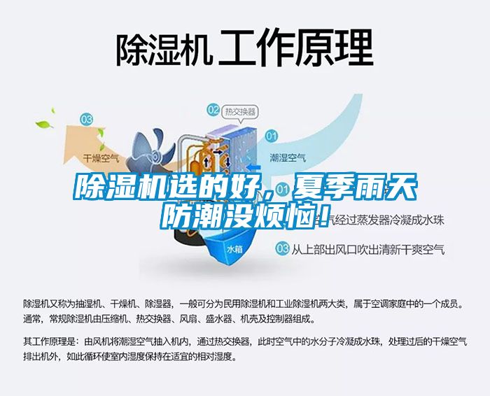 除濕機(jī)選的好，夏季雨天防潮沒(méi)煩惱！