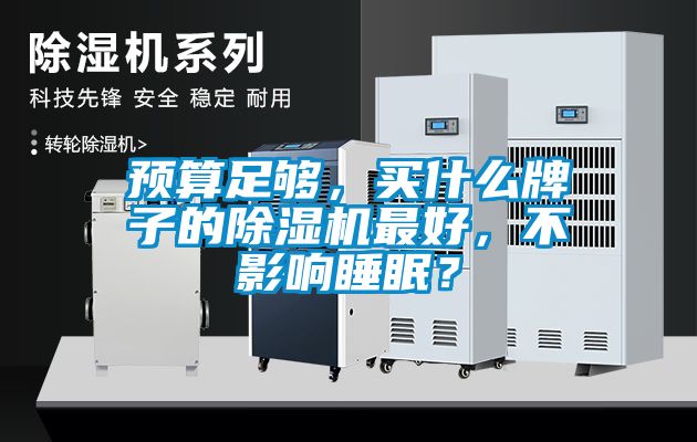 預算足夠，買什么牌子的除濕機最好，不影響睡眠？