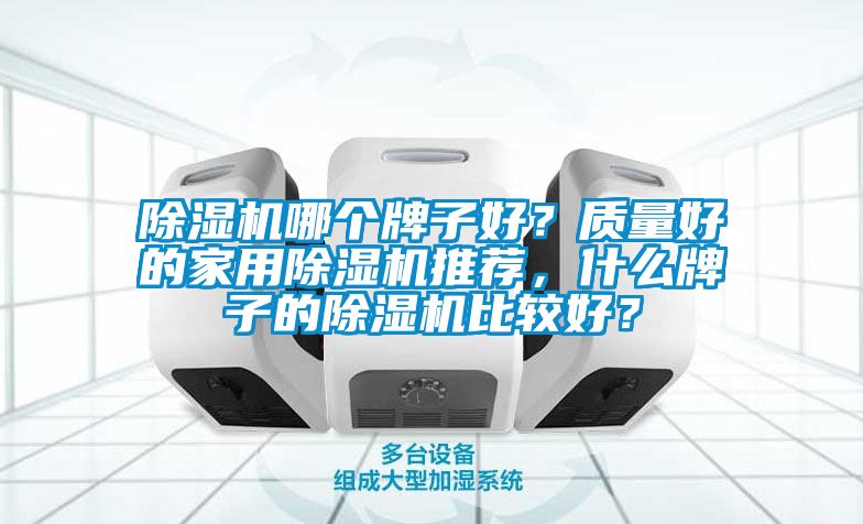 除濕機哪個牌子好？質量好的家用除濕機推薦，什么牌子的除濕機比較好？